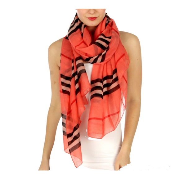 Accessories - Classic stripes scarf Beige